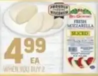 Tony’s Fresh Market BelGioioso fresh mozzarella offer