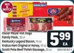 Tony’s Fresh Market Oscar Mayer Hot Dogs offer