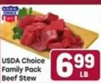 Tony’s Fresh Market Usda Choice Family Pack Beef Stew offer