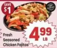 Tony’s Fresh Market Fresh Seasoned Chicken Fajitas offer