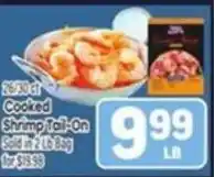 Tony’s Fresh Market Cooked Shrimp Tail-On offer
