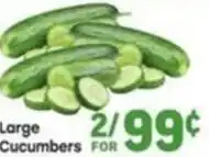 Tony’s Fresh Market Large Cucumbers offer