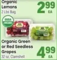 Tony’s Fresh Market Organic Lemons offer