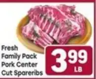 Tony’s Fresh Market Fresh Family Pack Pork Center Cut Spareribs offer