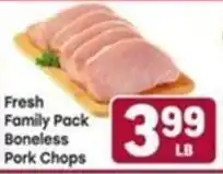 Tony’s Fresh Market Fresh Family Pack Boneless Pork Chops offer