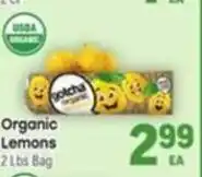 Tony’s Fresh Market Organic Lemons offer
