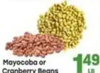 Tony’s Fresh Market Mayocoba or Cranberry Beans offer