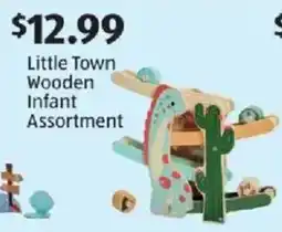 Aldi Little Town Wooden Infant Assortment offer