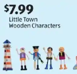 Aldi Little Town Wooden Characters offer