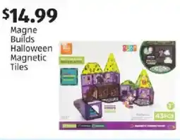Aldi Magne Build Halloween Magnetic Tiles offer
