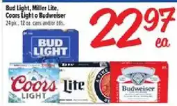 Fiesta Mart Bud Light, Miller Lite, Coors Light or Budweiser offer