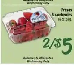 Fiesta Mart Fresas Strawberries offer
