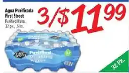 Fiesta Mart Aqua Purificada First Street Purified Water offer