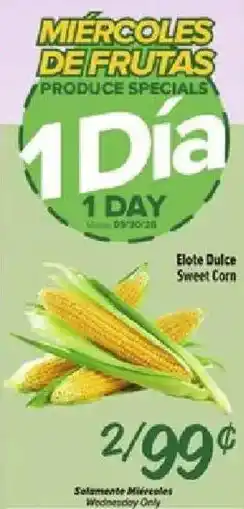 Elote Dulce Sweet Corn