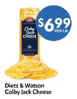 Homeland Market Dietz & Watson Colby Jack Cheese offer