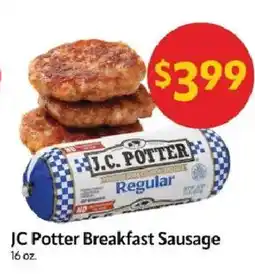 Homeland Market J.C. Potter Breakfast Sausage offer