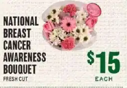 Lowes Foods National Breast Cancer Awareness Bouquet offer