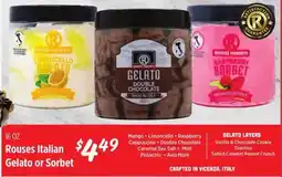 Rouses Rouses Italian Gelato or Sorbet offer