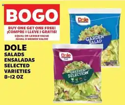 Sedano's Dole salads offer