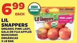 Sedano's Lil Snappers Organic Pink Lady, Gala or Fuji Apples offer