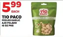 Sedano's Tio paco peeled garlic offer
