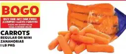 Sedano's Carrots offer