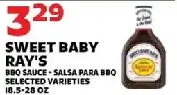 Sedano's Sweet Baby Ray's bbq sauce offer