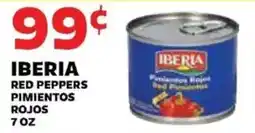 Sedano's Iberia red peppers offer
