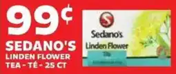Sedano's Sedano's linden flower tea offer