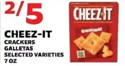 Sedano's Cheez-it crackers offer