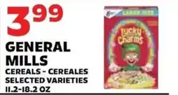 Sedano's General Mills cereals selected varieties offer