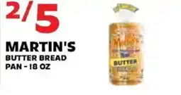 Sedano's Martin's butter bread offer
