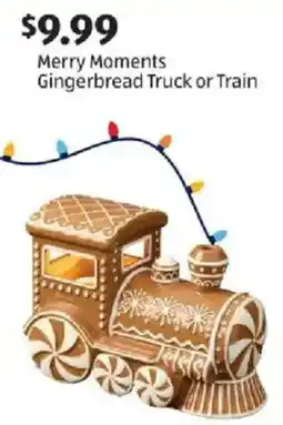 Aldi Merry Moments Gingerbread Truck or Train offer