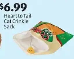 Aldi Heart to Tail Cat Crinkle Sack offer
