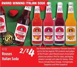 Rouses Rouses Italian Soda offer
