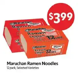 Homeland Market Maruchan Ramen Noodles offer