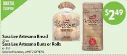 Homeland Market Sara Lee Artesano Bread offer