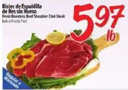 El Super Bistec de Espaldilla de Res sin Hueso offer