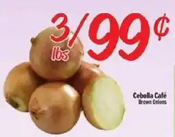 El Super Cebolla Cafe Brown Onions offer