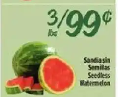 El Super Sandia Sin Sermillas Seedless Watermelon offer