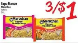 El Super Maruchan Ramen Noodle Soup offer