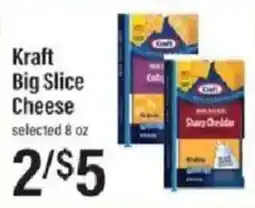 Lowes Foods Kraft big slice cheese offer