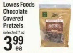 Lowes Foods Lowes Foods chocolate covered pretzels offer