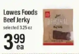 Lowes Foods Lowes Foods Beef Jerky offer