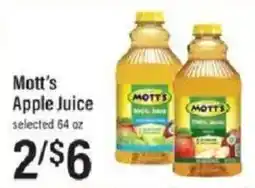 Lowes Foods Mott's apple juice offer