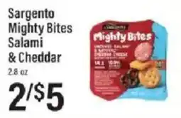 Lowes Foods Sargento mighty bites salami & cheddar offer