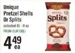 Lowes Foods Unique pretzel shells or splits offer