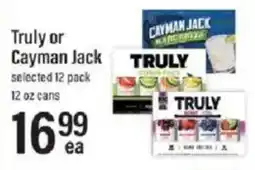 Lowes Foods Truly or Cayman Jack offer