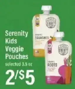 Lowes Foods Serenity Kids Veggie Pouches offer