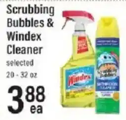 Lowes Foods Scrubbing Bubbles & Windex Cleaner offer